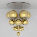 Tom Dixon - Mirror Ball Gold Mega Pendant System